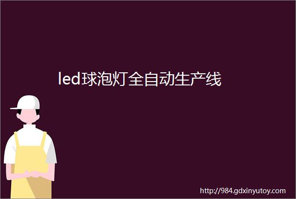 led球泡灯全自动生产线