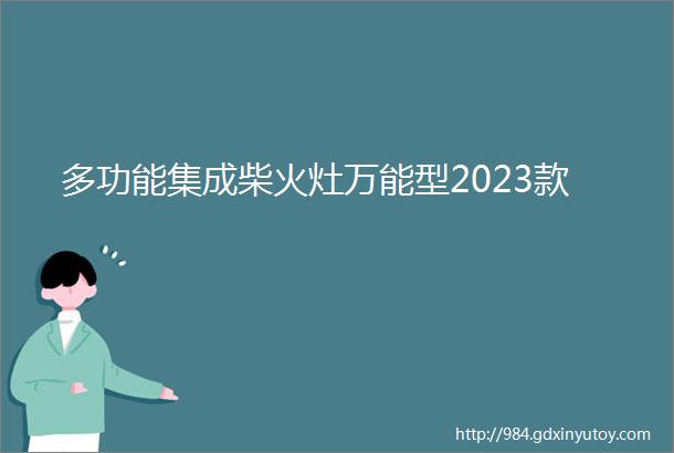 多功能集成柴火灶万能型2023款