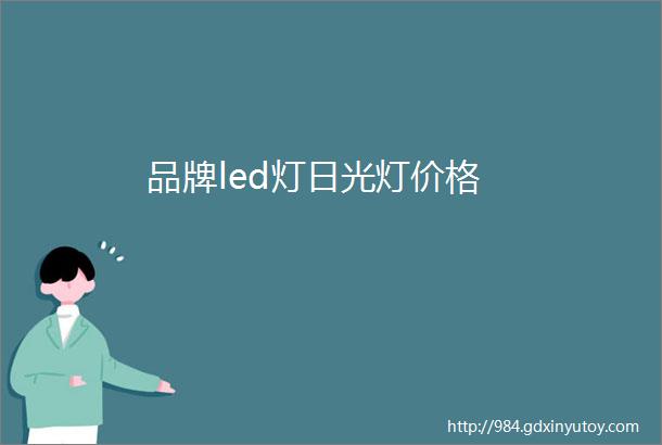 品牌led灯日光灯价格