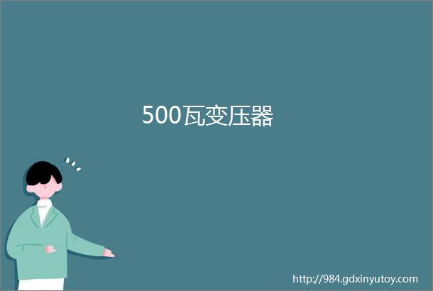 500瓦变压器